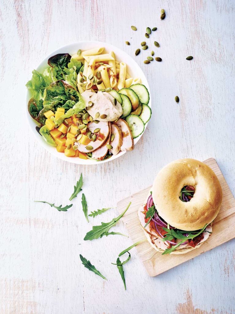 Hello Spring Salade Bagel BCHEF